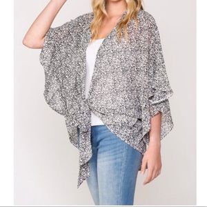 NWT Front Tie Kimono
